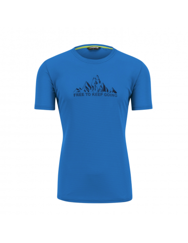 Karpos Loma Print Jersey Blue T-Shirt Indigo
