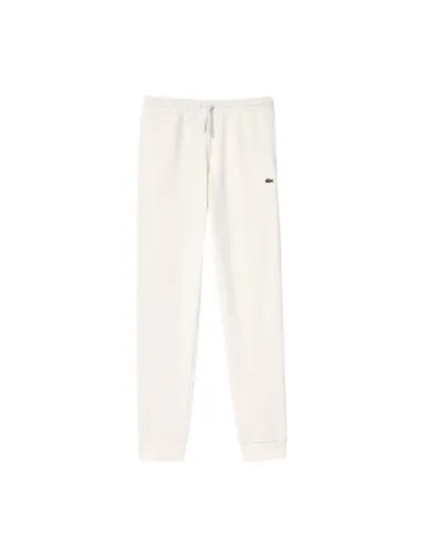 Pantalon de survêtement Lacoste en molleton Femme Blanc